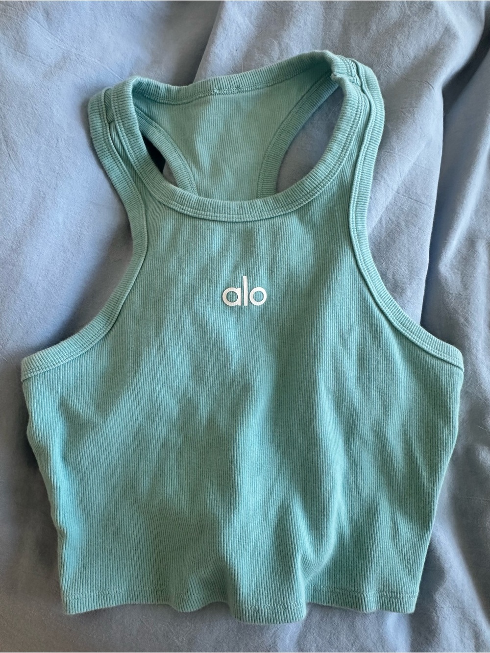 Authentic alo yoga aspire tank women’s small - seafoam like green